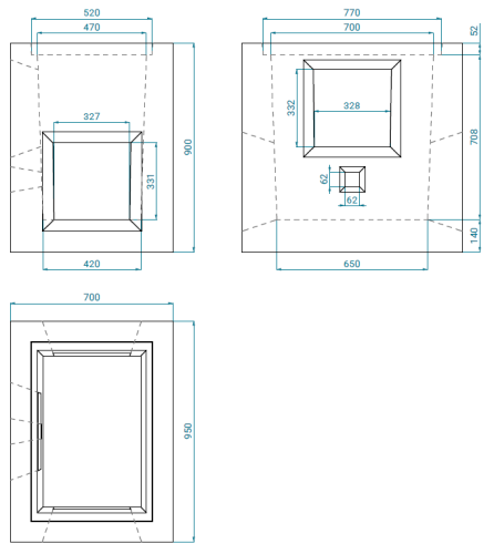 42x65x70 Arqueta ADIF Túnel