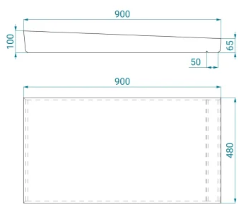 Techo simple columbario