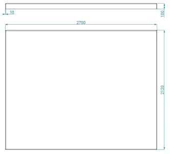 Losa cubierta doble Nicho 90