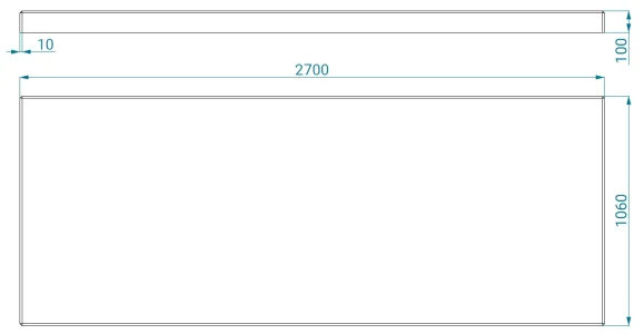 Losa cubierta simple Nicho 90