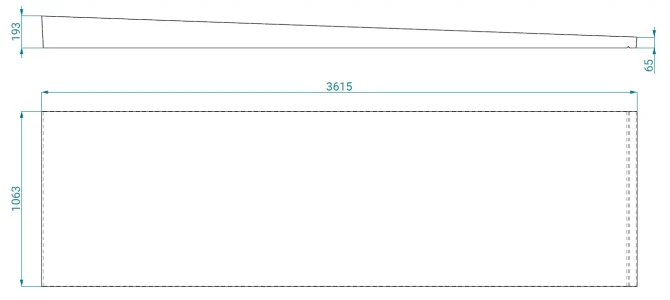 Techo simple Nicho 90
