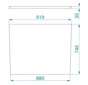 Tapa de escayola Nicho 90