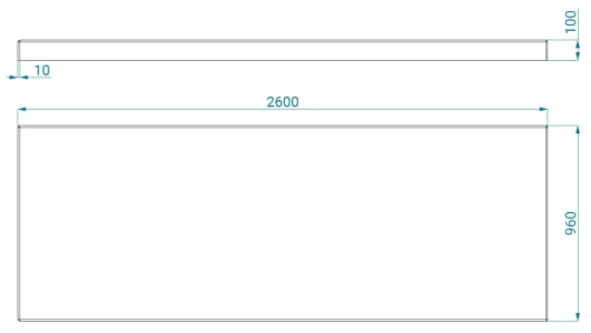 Losa Cubierta simple Nicho 80