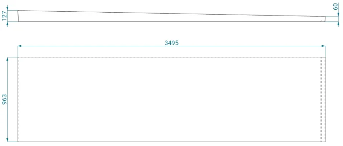 Techo simple Nicho 80